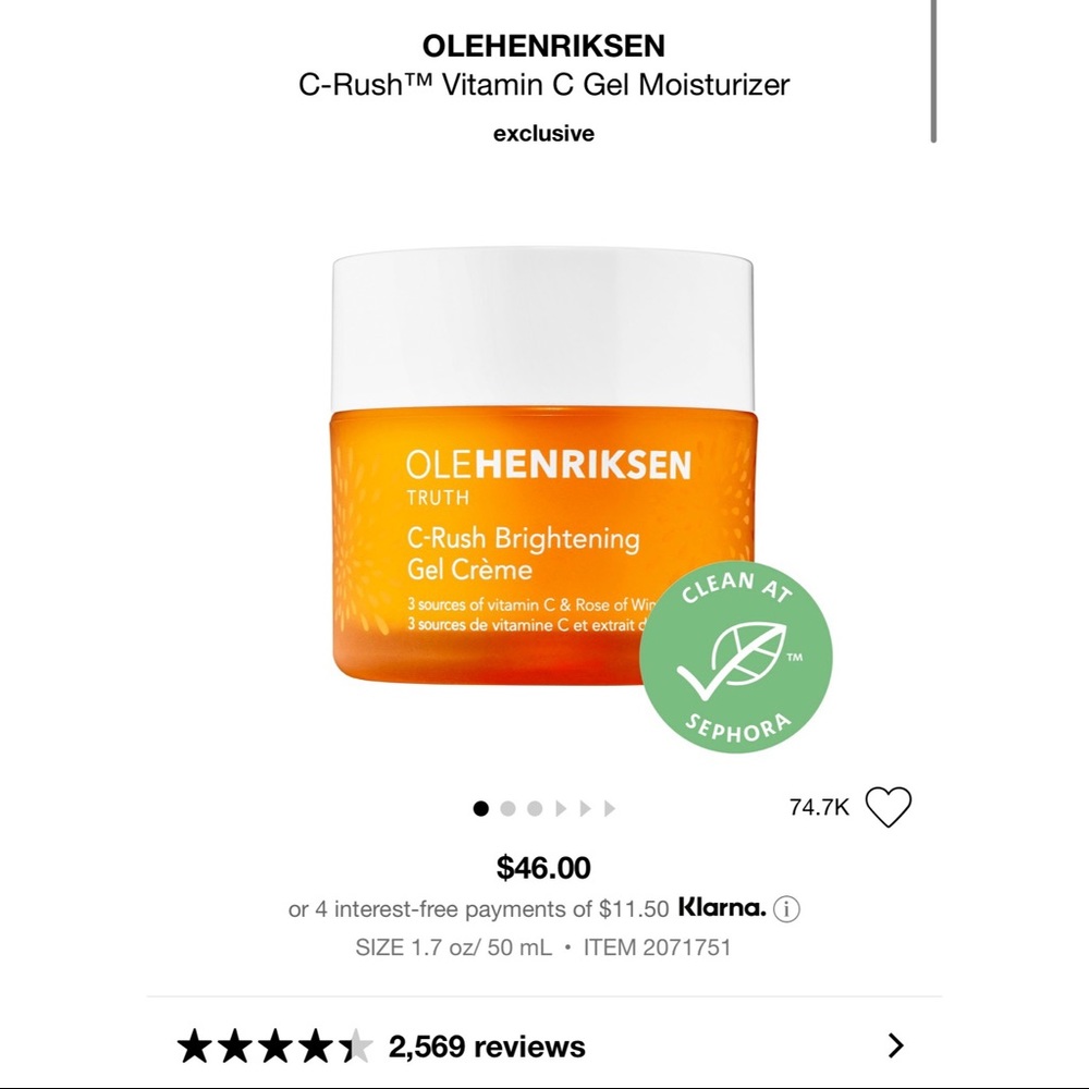 OLEHENRIKSEN C-Rush™ Vitamin C Gel Moisturizer